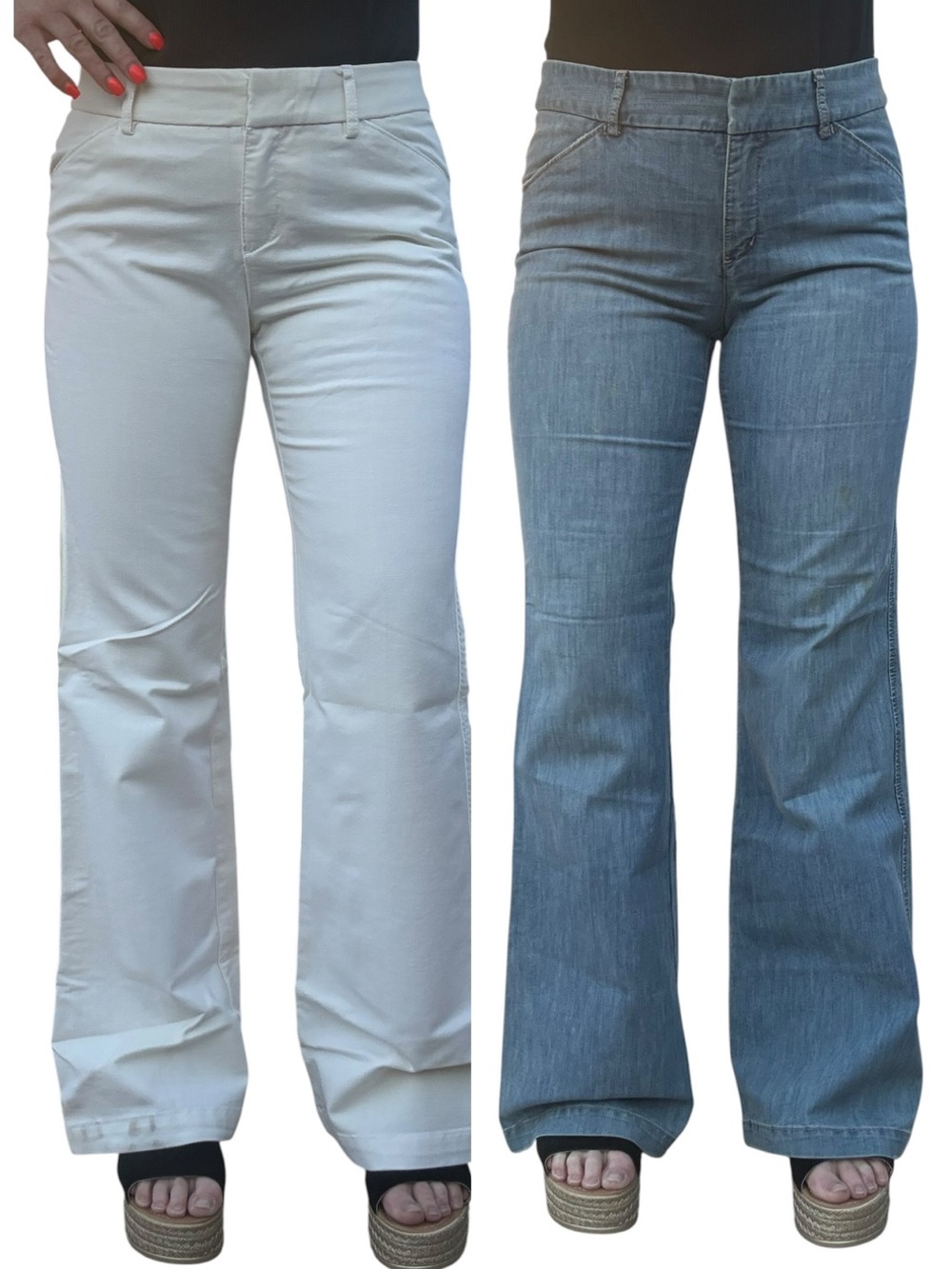 2 PAIR Express design studio editor stretch pants
